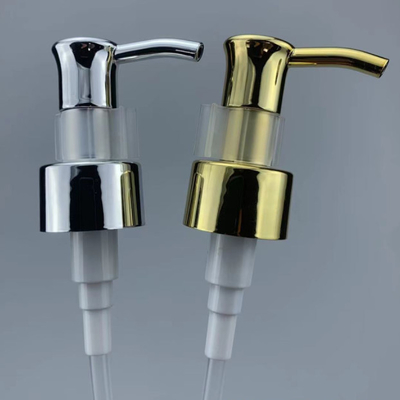 은메달 금 24MM 알루미늄 로션 펌프 디스펜서는 양극 처리했습니다