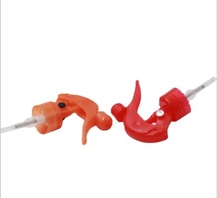 살균제 24MM 28MM 포밍 트리거 분무기 머리 빨간 주황색