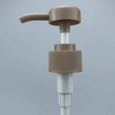갈색인 로션 디스펜스 펌프 PP 24MM 분무 병 펌프