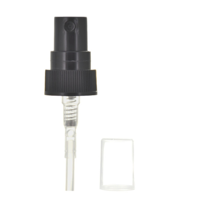 24MM 18MM 플라스틱 검은 분무기 분무기는 튜브 ODM으로 펌프질합니다
