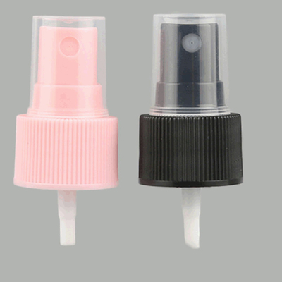 패트병 분홍색 검은 24MM 화장용 안개 분무기는 튜브로 펌프질합니다