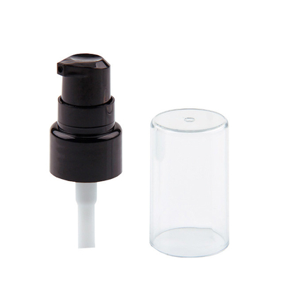 가득 찬 투명 커버와 20MM 검은 화장 로션 펌프를 매끄럽게 하세요